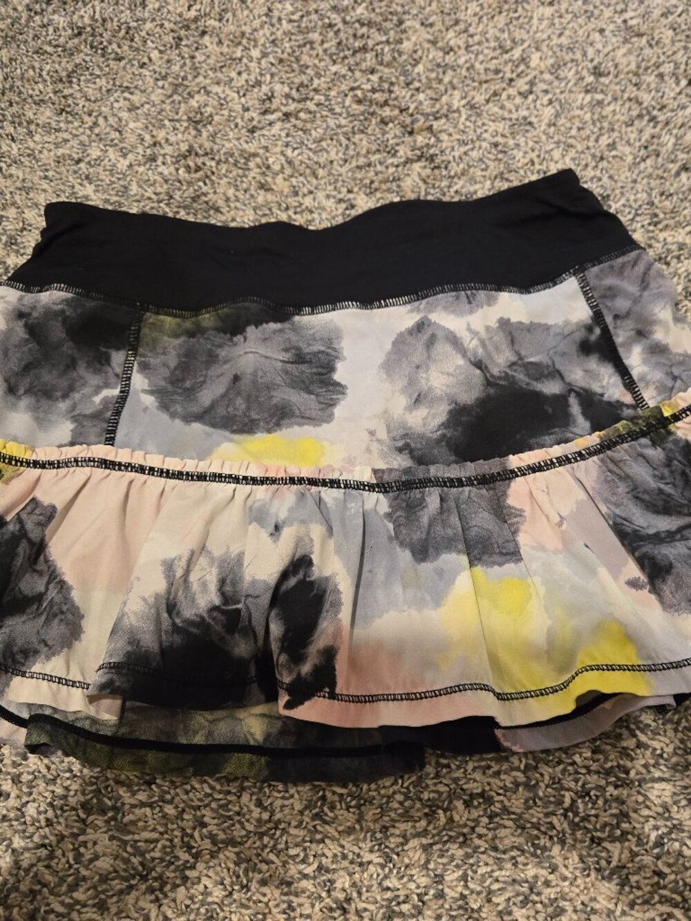 Lululemon Willpower Skirt Citron Tinted Canvas 2